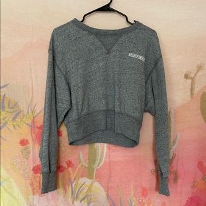 Abercrombie Cropped Grey Sweatshirt